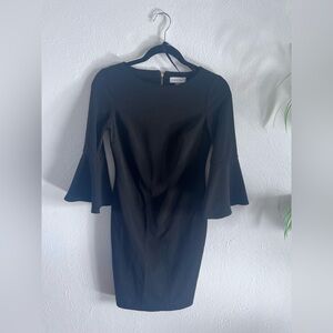 Calvin Klein Black Long Sleeve Dress